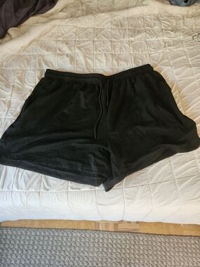 Drawstring Slit Supersoft Pull On Shorts